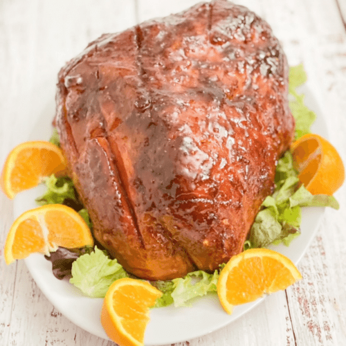 Double Smoked Ham Recipe with Brown Sugar Maple Glaze Winding Creek Ranch