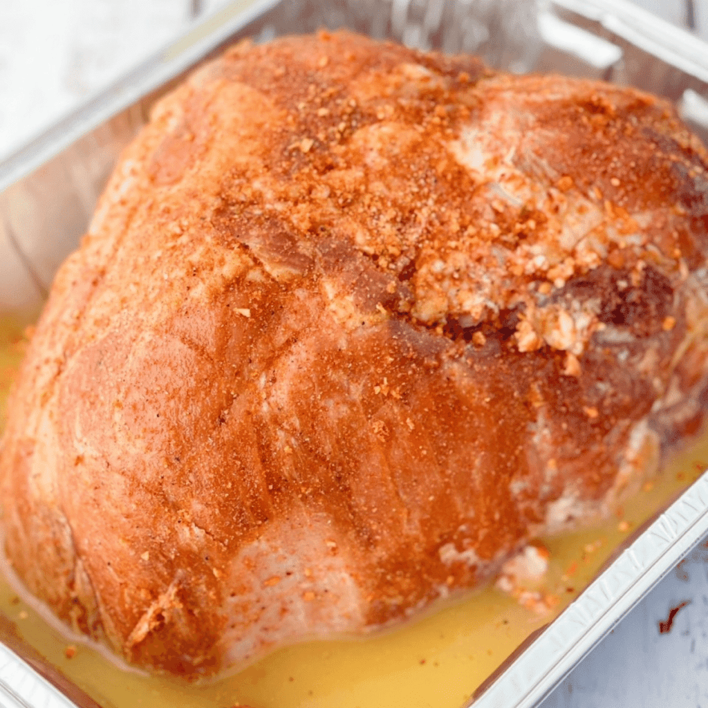 Double Smoked Ham Recipe with Brown Sugar Maple Glaze - Winding Creek Ranch