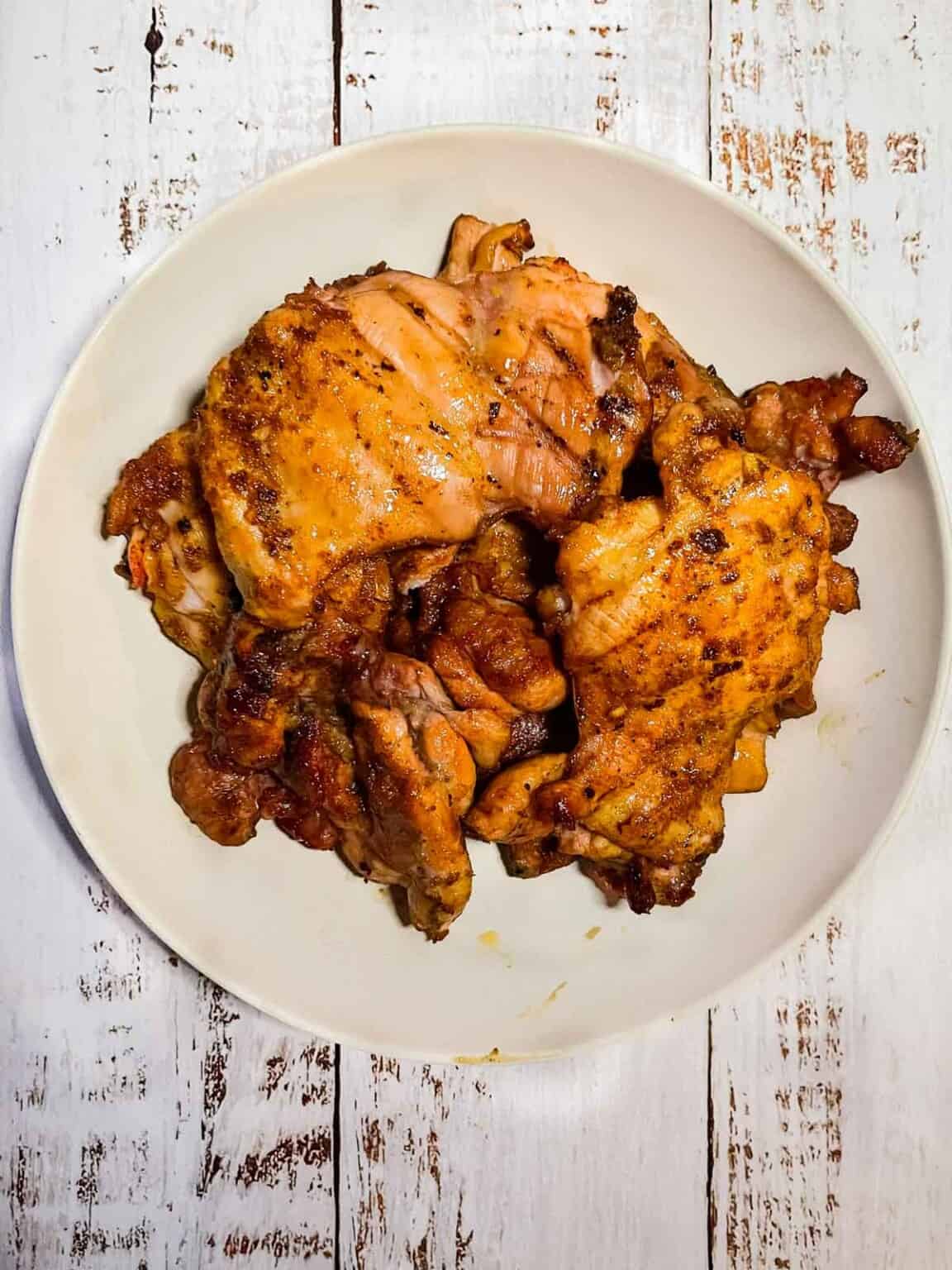 Smoked Boneless Skinless Chicken Thighs on Pellet Grill Winding Creek Ranch