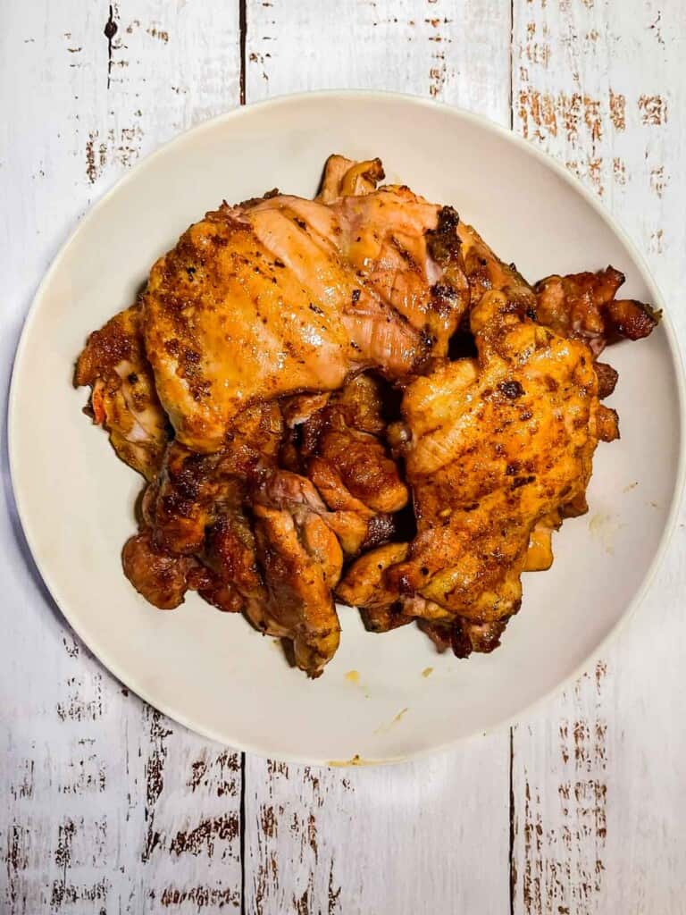 Smoked Boneless Skinless Chicken Thighs on Pellet Grill Winding Creek