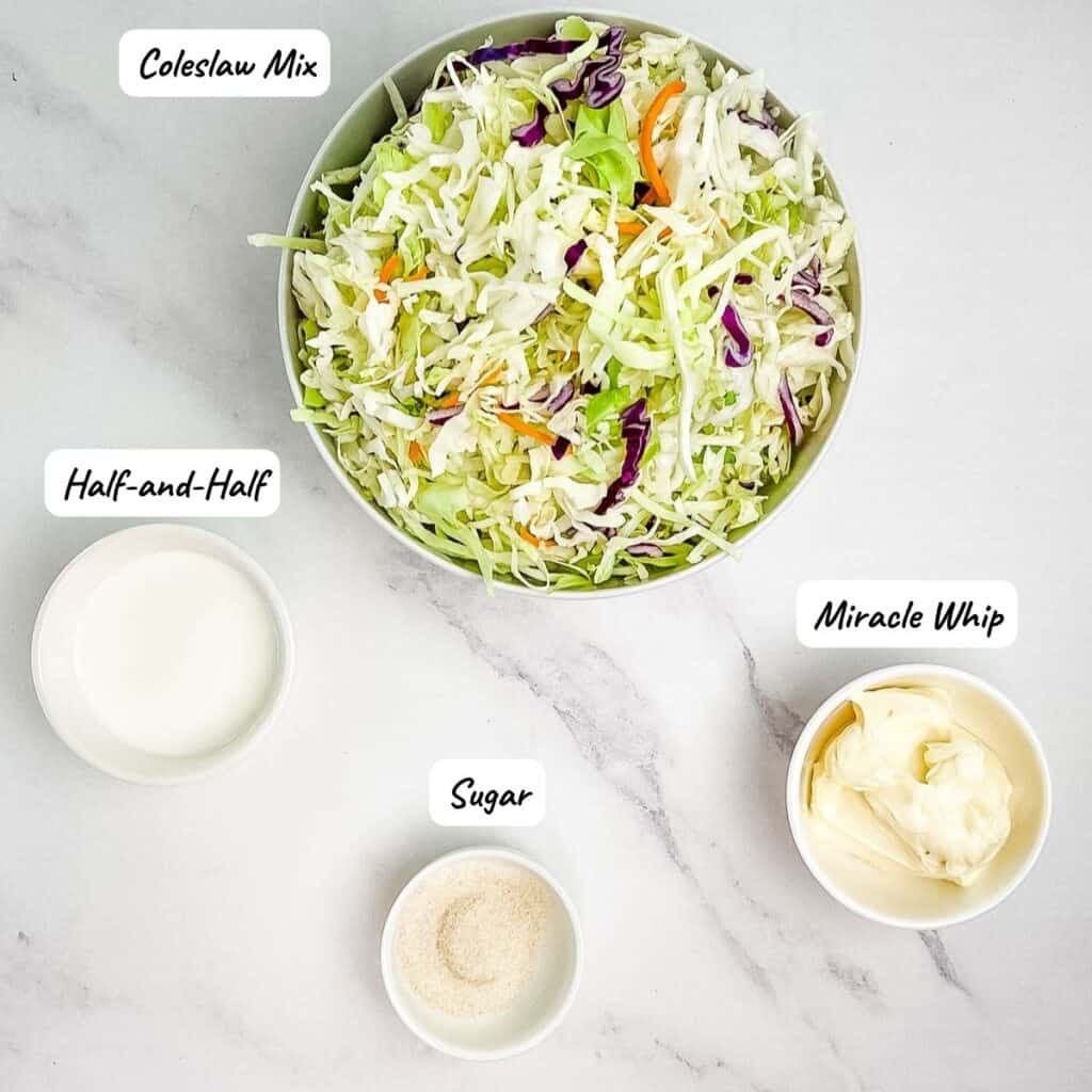 Easy Miracle Whip Coleslaw Recipe Winding Creek Ranch
