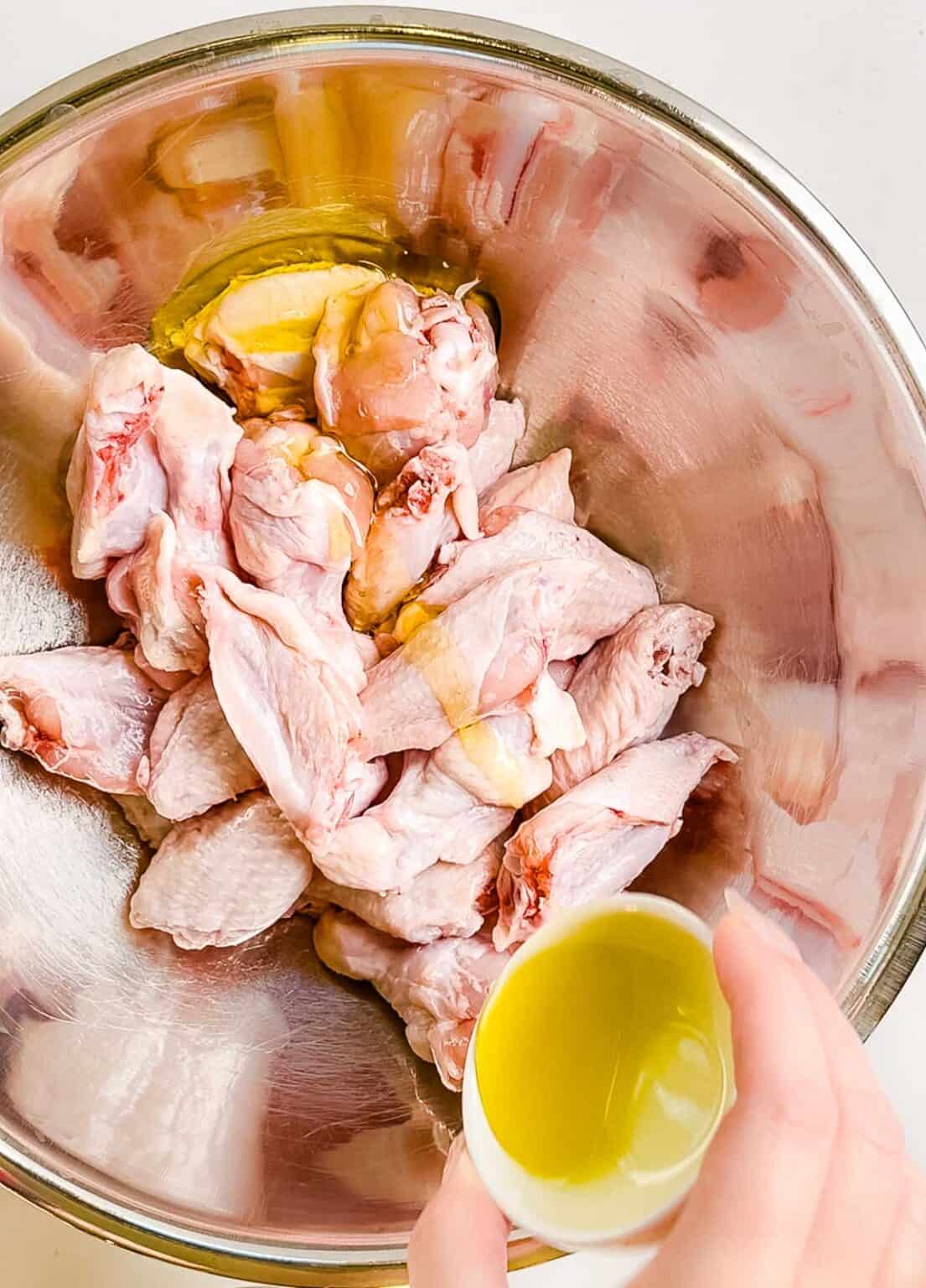 Extra Crispy Air Fryer Chicken Wings With Baking Powder