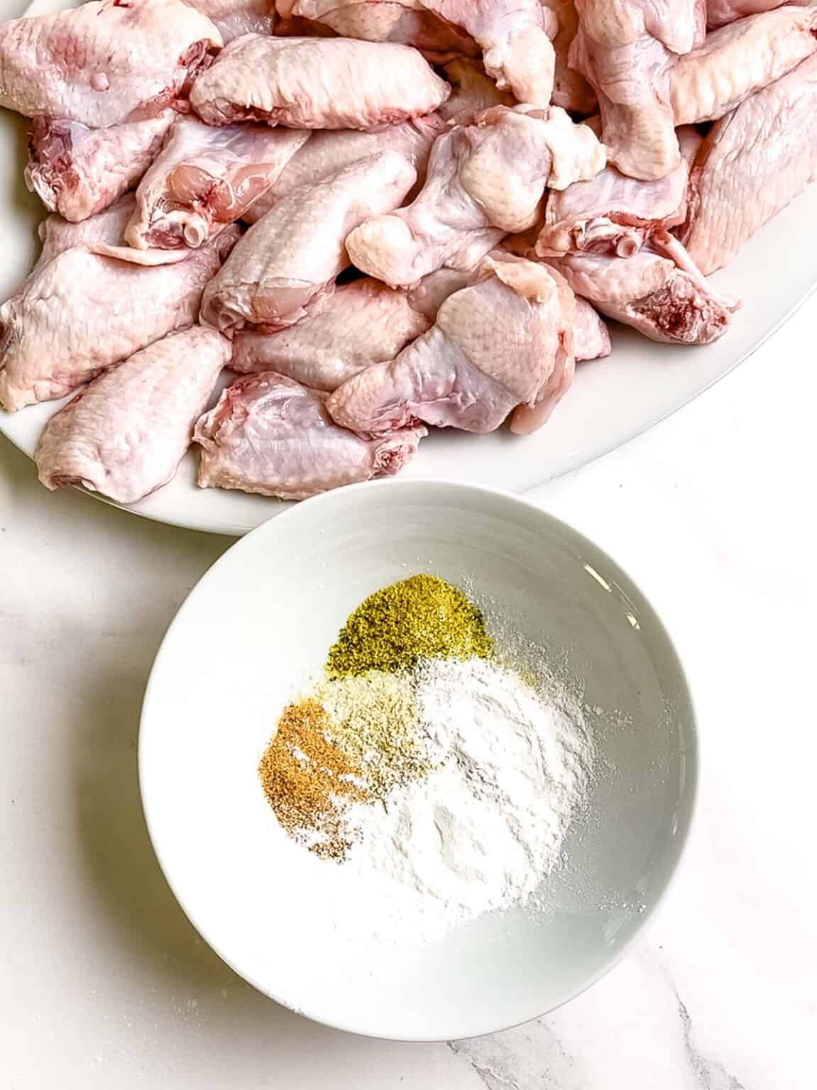 Extra Crispy Air Fryer Chicken Wings With Baking Powder