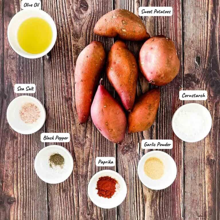 Crispy Air Fryer Sweet Potato Fries With Cornstarch