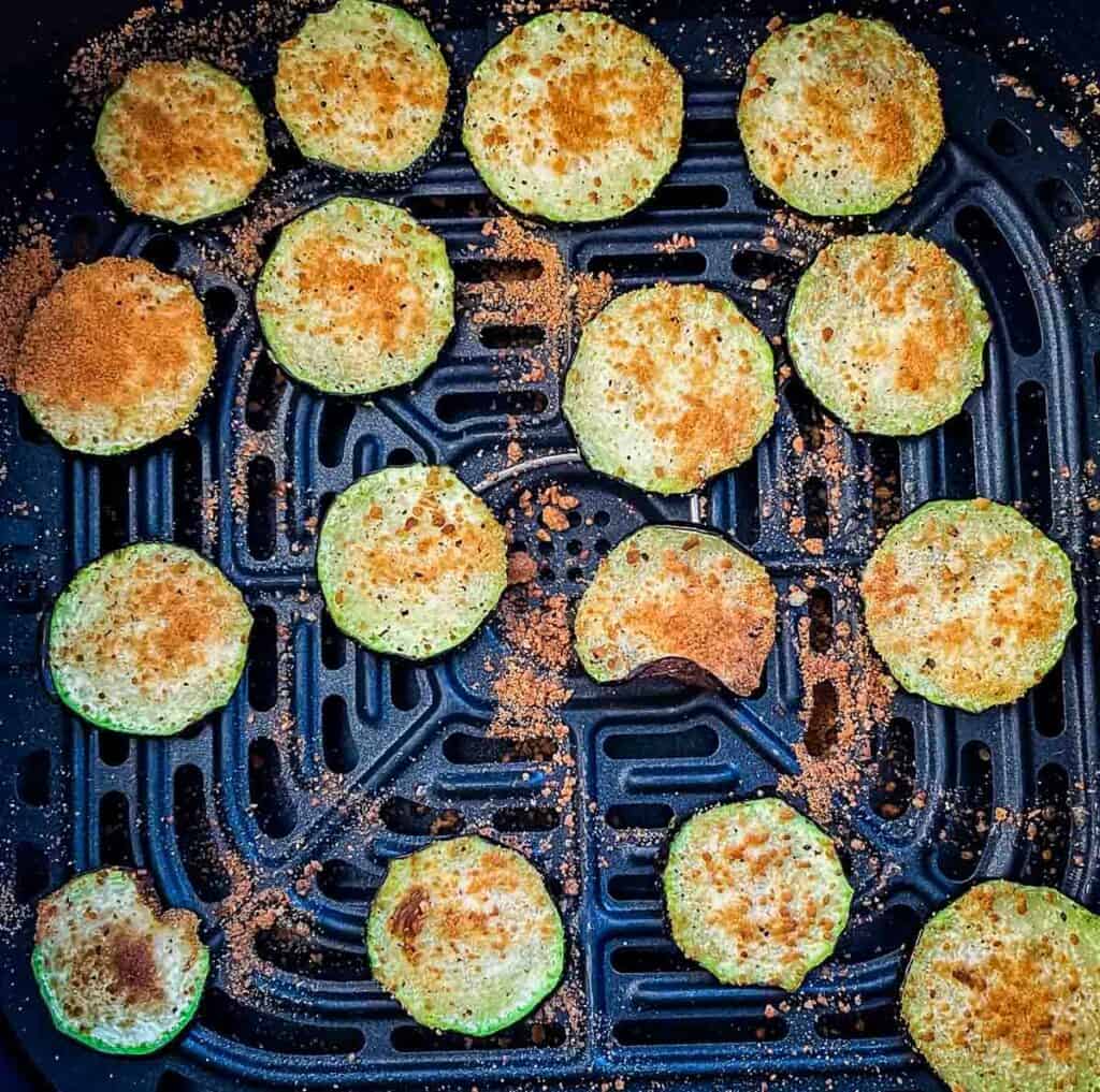 Air Fryer Zucchini Parmesan (Keto)