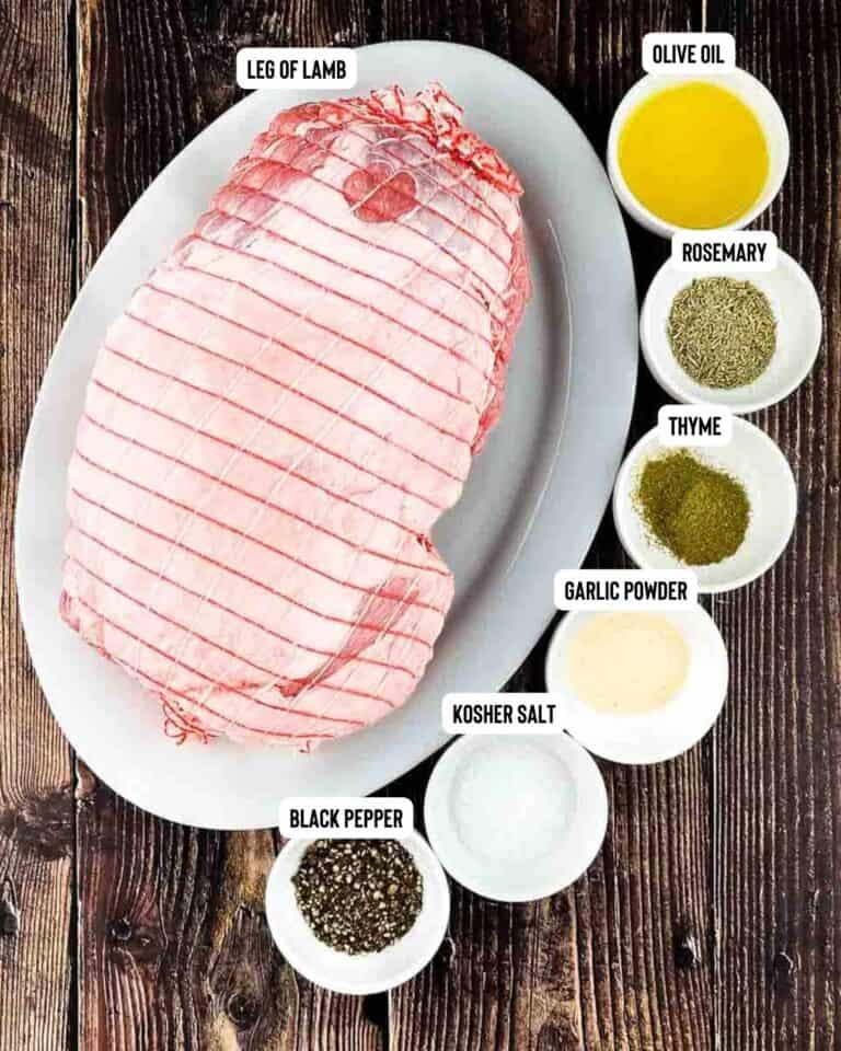 Smoked Leg of Lamb on Pellet Grill (Boneless)