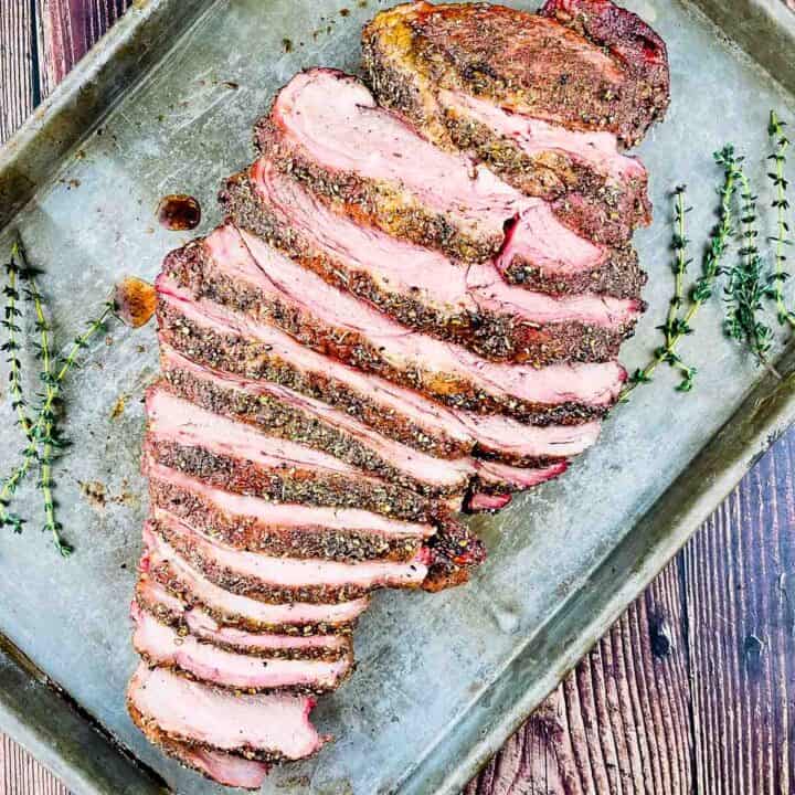 Easy Smoked Leg of Lamb Recipe on Pellet Grill (Boneless)
