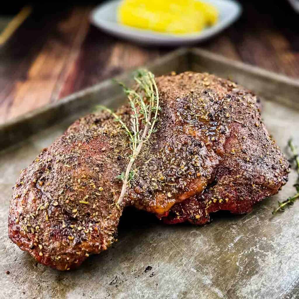 Easy Smoked Leg of Lamb Recipe on Pellet Grill (Boneless) Winding