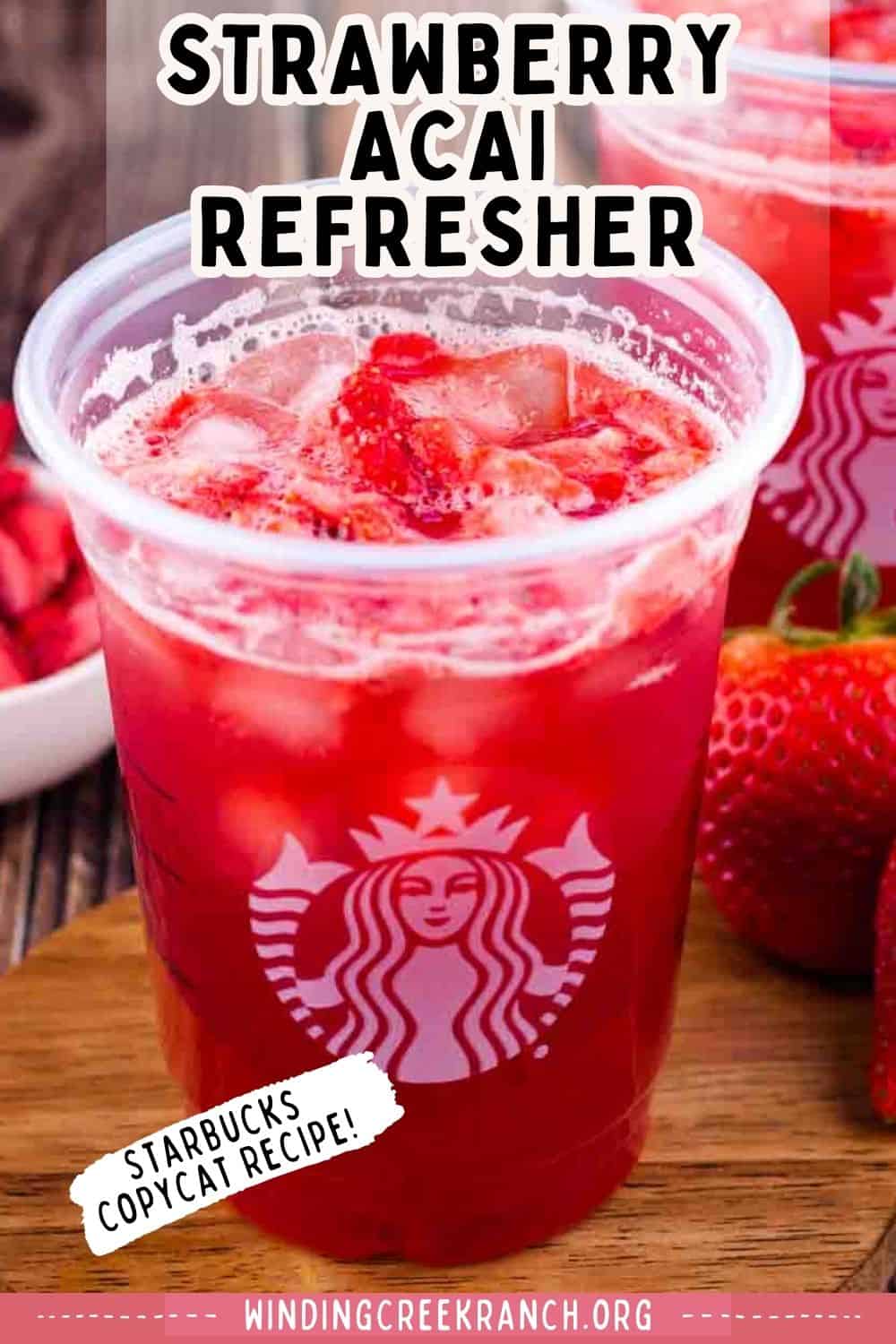 Strawberry Acai Refresher (Easy Starbucks Copycat)