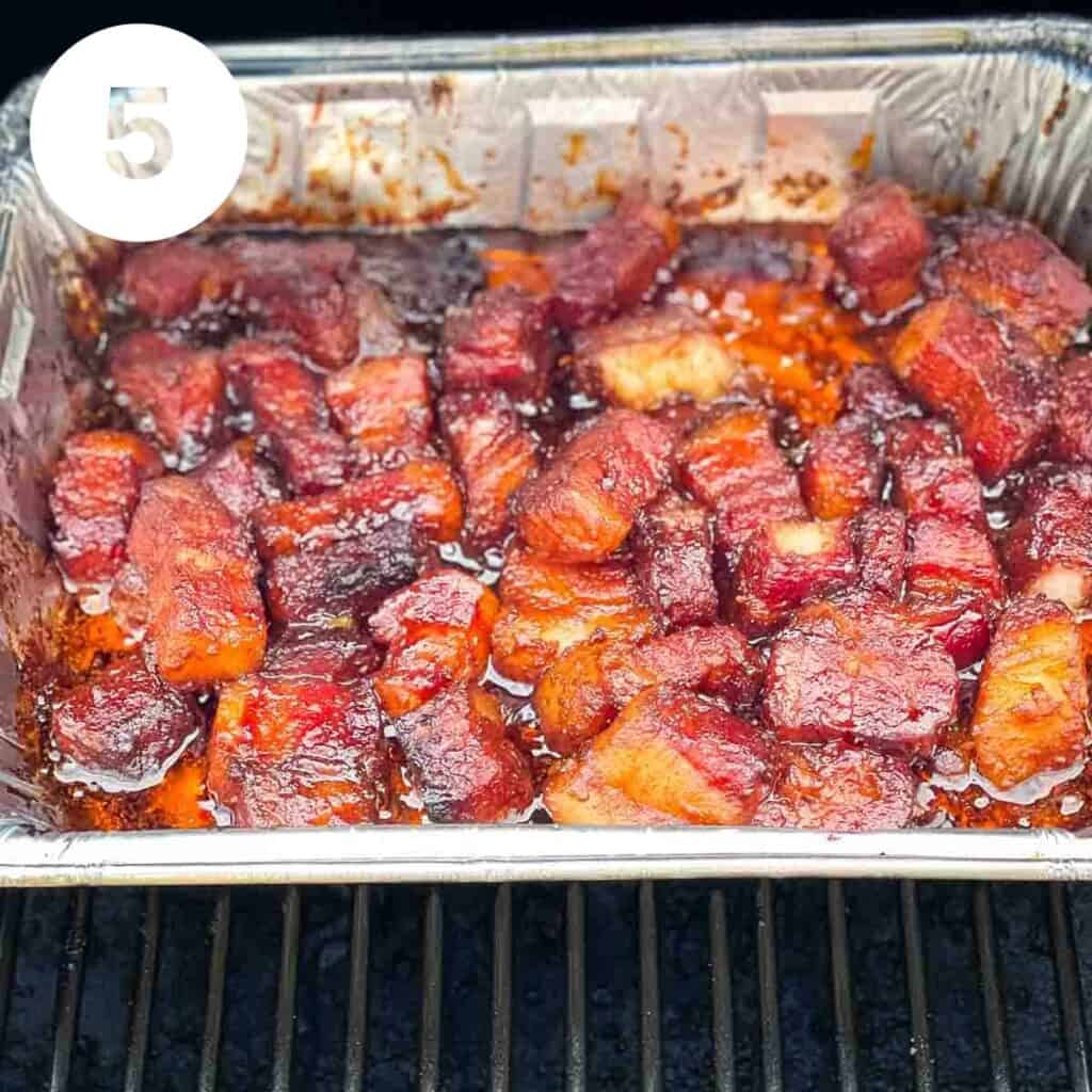 Best Smoked Pork Belly Burnt Ends on Pellet Grill Winding Creek Ranch