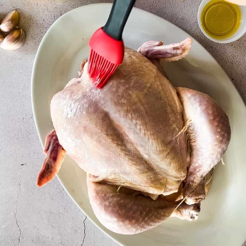 Pellet Grill Slow Smoked Whole Chicken - Winding Creek Ranch