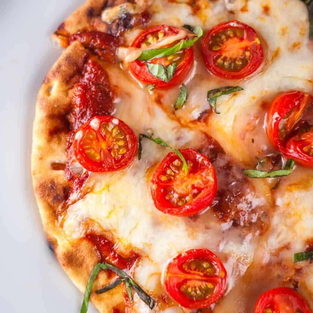 Air Fryer Naan Bread Pizza (Margherita) Winding Creek Ranch