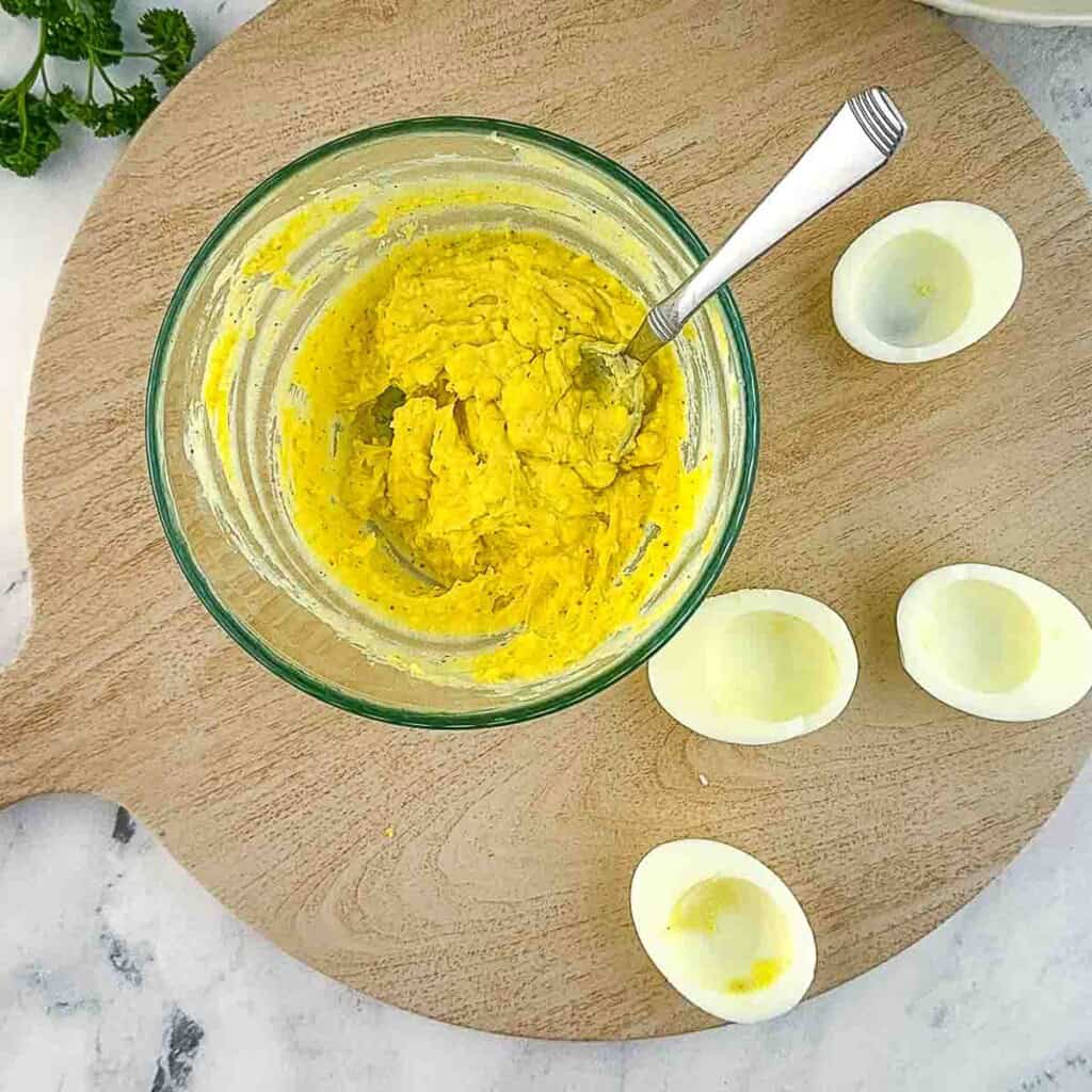 Old-Fashioned Deviled Eggs With Miracle Whip - Winding Creek Ranch