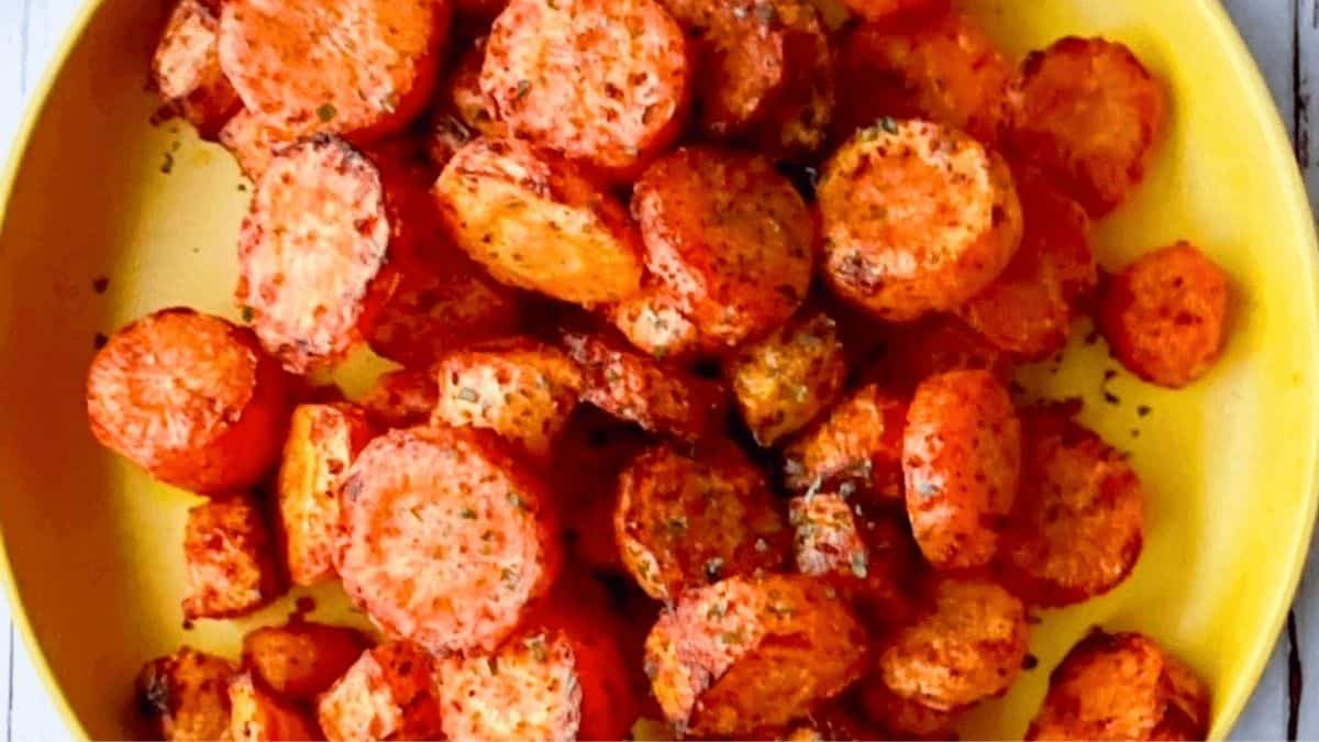 Tender-crisp carrots with caramelized edges and natural sweetness.