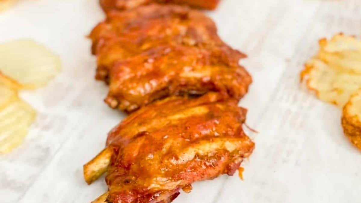 Tender, fall-off-the-bone ribs straight from frozen.
