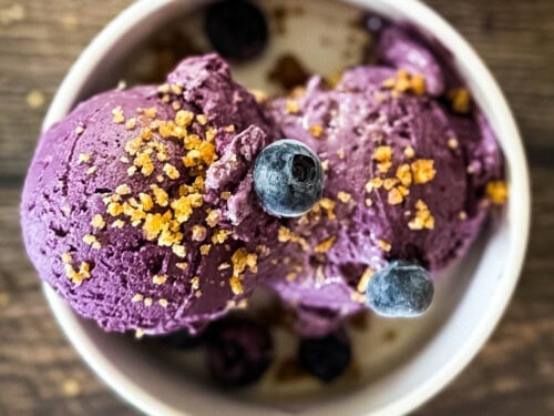 Ninja Creami Blueberry Cheesecake Ice Cream - Winding Creek Ranch