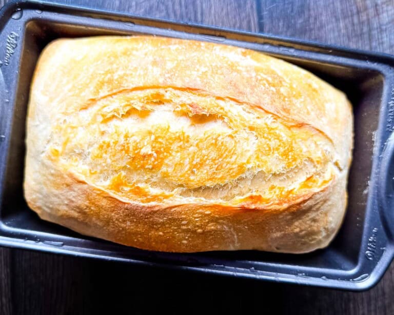 No Knead Sourdough Sandwich Bread - Winding Creek Ranch